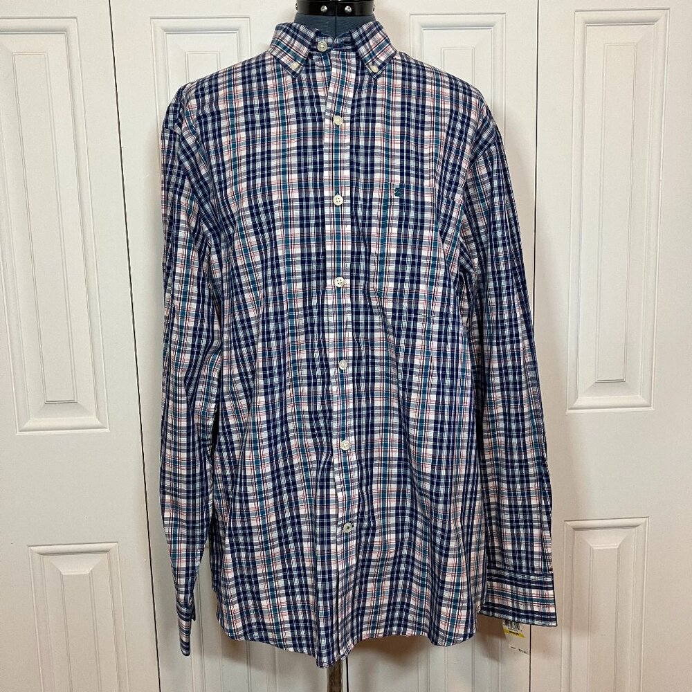 Izod Men's 100% Cotton Shirt Size M NWT